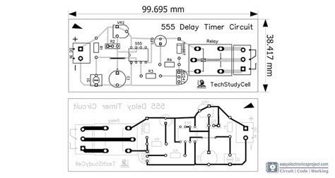 Time Delay Relay circuit using 555 timer IC - Electronics Projects