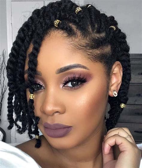 45 Beautiful Natural Hairstyles You Can Wear Anywhere | StayGlam | Protective hairstyles for ...