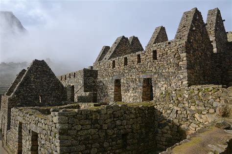 Old Houses of Machu Picchu. Stock Photo - Image of architecture, famous ...