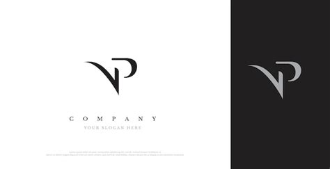 Premium Vector | Initial vp logo design vector