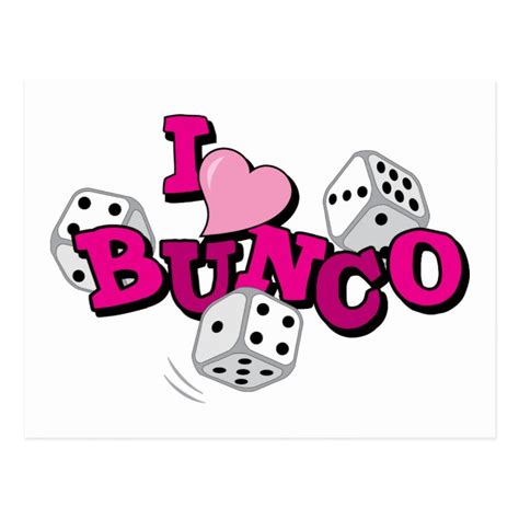 Bunco Dice Game Postcard | Zazzle.co.uk