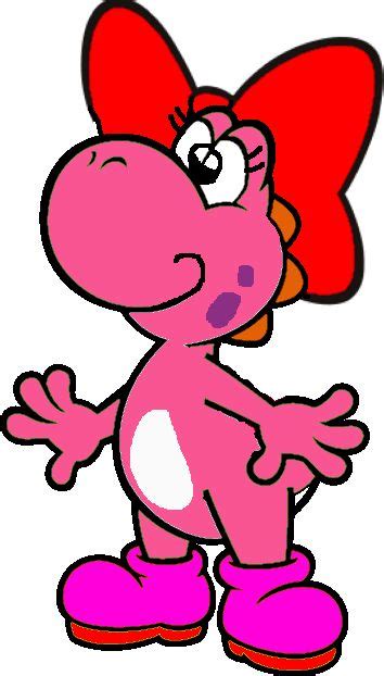 the pink cartoon character with red hair and boots, standing in front ...