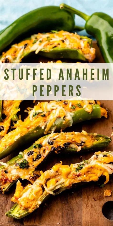 Stuffed Anaheim Peppers - EASY GOOD IDEAS