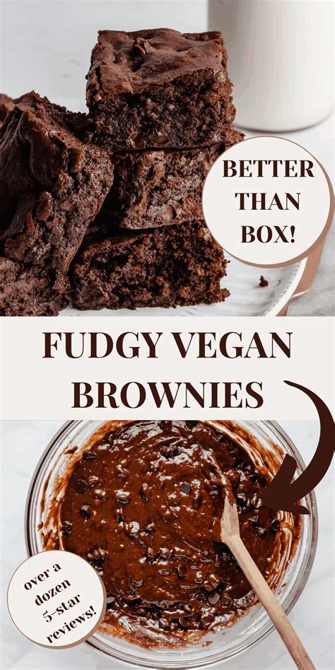 Fudgy vegan brownies super easy chocolate chip brownie recipe – Artofit