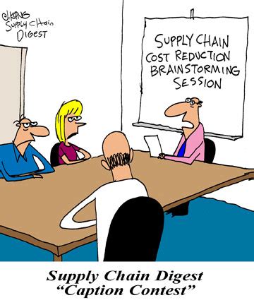 Supply Chain Cartoon Caption Starting July 13, 2010