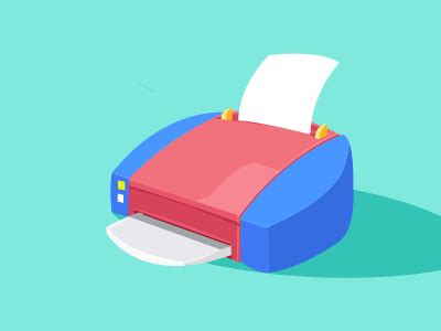 PRINTER by Hiya on Dribbble