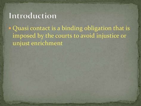 Introduction Of Quasi Contract , Meaning Of Quasi Contract ,Principle…