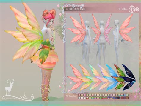 The Sims Resource - FLOS FAIRY WINGS