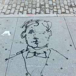 Mysterious Sidewalk Illustrations : Soho Street Art