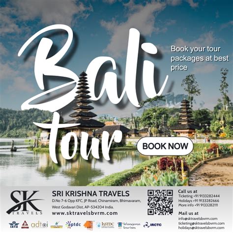 Bali tour packages at best price Template | PosterMyWall