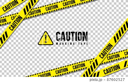 CAUTION Tape Vector Material Caution - Stock Illustration [87602527] - PIXTA