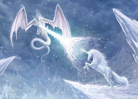 Dragon vs unicorn | Dragon pictures, Mythical creatures, Magical creatures