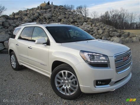 2015 White Diamond Tricoat GMC Acadia Denali AWD #99597084 Photo #32 | GTCarLot.com - Car Color ...