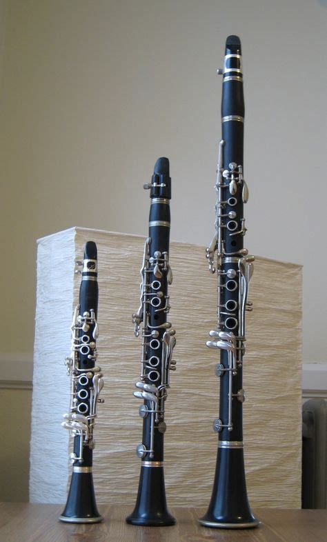 Size comparison among the A♭, E♭, and B♭ clarinets | Clarinet, Clarinet music, Flute music