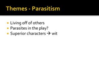 6 volpone themes, motifs, symbols | PPT