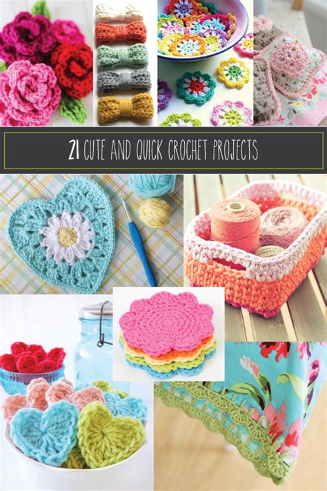 21 Cute and Quick Crochet Projects