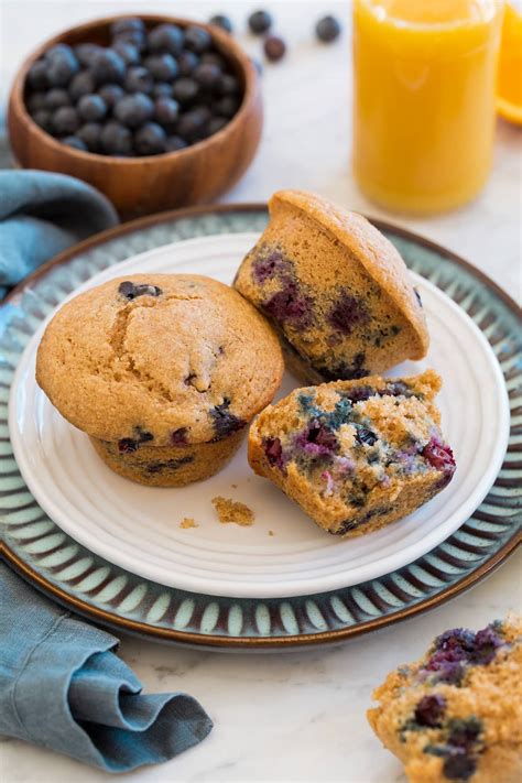 Healthy Blueberry Muffins - Cooking Classy