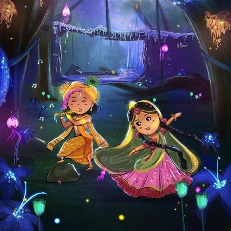 Romantic Radha Krishna Cartoon Images - Draw-plum