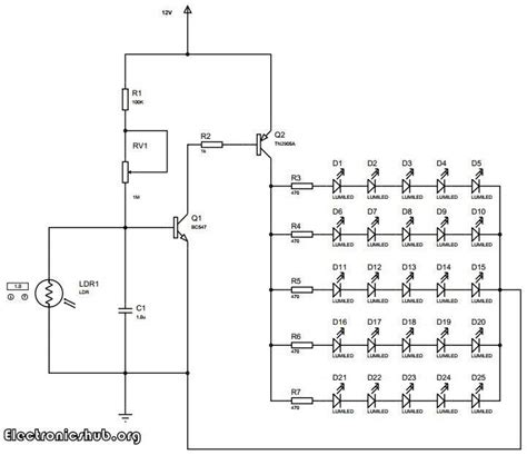 Automatic Night Light Switch Circuit - EEWeb