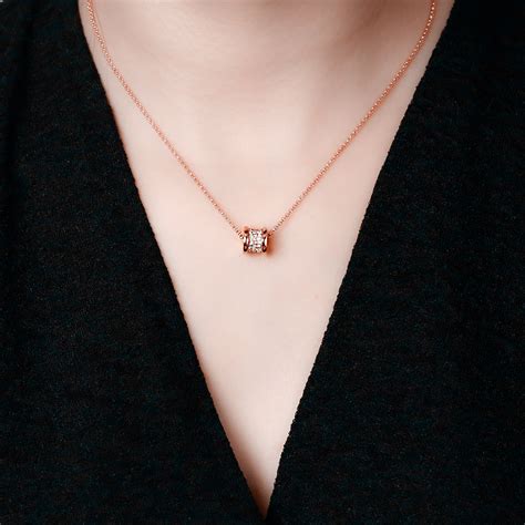 Dây chuyền Cartier LOVE NECKLACE Rose Gold DIAMOND