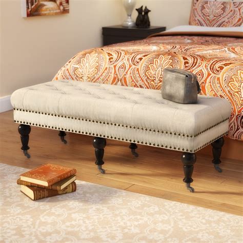 Sawyer Tufted Bench & Reviews | Joss & Main