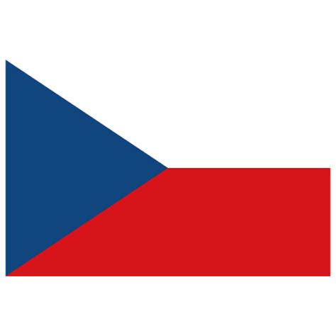 CZ Czech Republic Flag Icon | Public Domain World Flags Iconpack ...