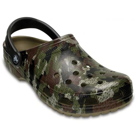 Crocs Crocs Classic Camo Khaki (U3) 204154-260 Mens Clogs - Crocs from Pure Brands UK UK