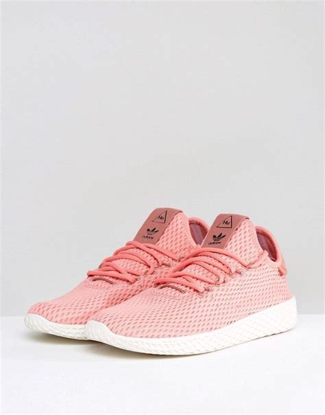 adidas Originals X Pharrell Williams Tennis HU Sneakers In Pink | ASOS | Reebok shoes women ...