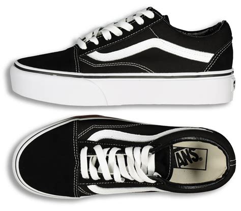 Vans Women's Old Skool Platform Black/White | Culture Kings