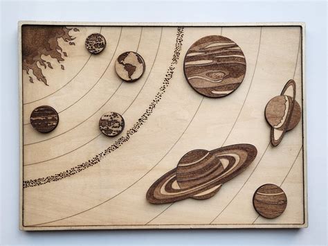 Solar System Puzzle for Kids Digital Files - Etsy