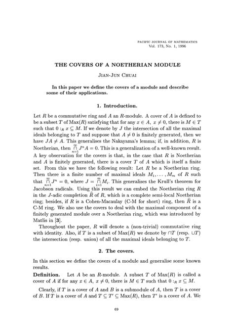 [PDF] The covers of a Noetherian module