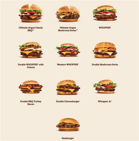 Ultimate Guide to Burger King Menu Prices Singapore (2023) - Singapore Restaurant Menu ...