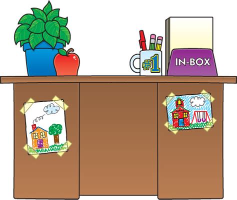 Desk clipart teacher's, Desk teacher's Transparent FREE for download on ...