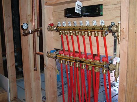 Manifold setup | Radiant floor, Radiant floor heating, Floor heating systems