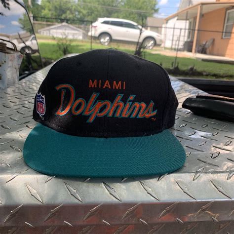 Miami Dolphins vintage hat very good condition no... - Depop