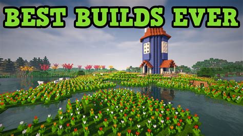 Minecraft - BEST BUILDS EVER (Top 10) - YouTube