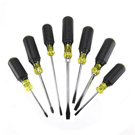 Klein Tools 85076 7 Piece Cushion-Grip Screwdriver Set