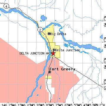 Delta Junction, Alaska (AK) ~ population data, races, housing & economy