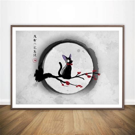 Japanese Anime Watercolor Wall Art Paint Wall Decor Canvas Prints Canvas Art Poster Oil ...