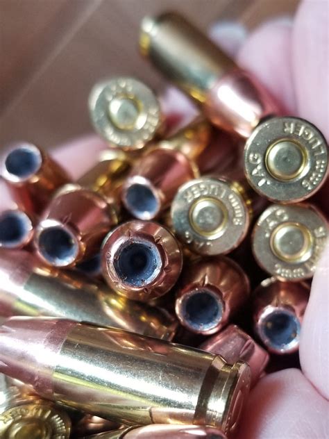 9mm 147 grain Hornady XTP @ 1000 fps. 50 rounds. – Minuteman