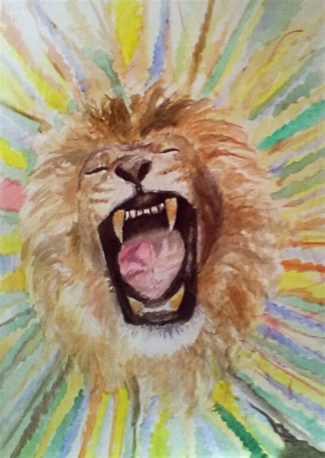 Funky lion roar by Sarajevo2707 on DeviantArt