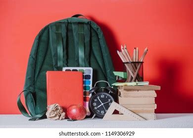 Back School Supplies Books Blackboard On Stock Photo 1149306929 | Shutterstock