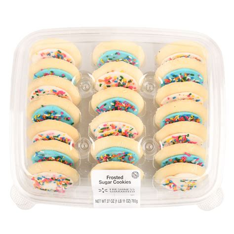 Freshness Guaranteed Multicolor Frosted Sugar Cookies, 27 oz, 20 Count - Walmart.com