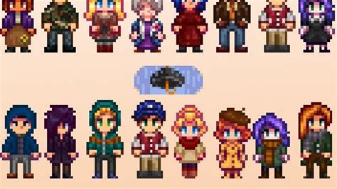 Скачать Seasonal Villager Outfits для Stardew Valley | ModsLab