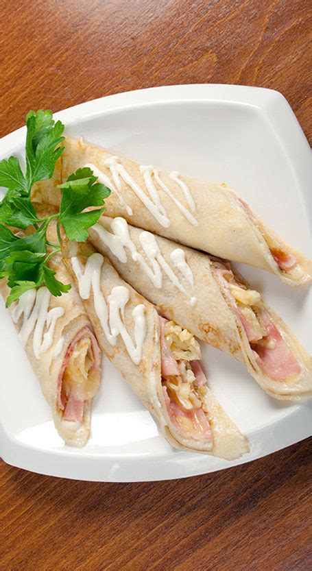 Crepas de jamón y queso - Vidactual