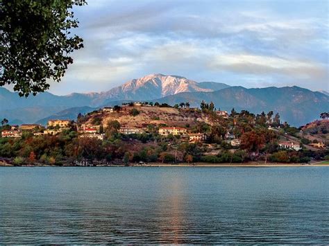 Mt Baldy from Puddingstone Lake // San Dimas, CA San Dimas California, Upland California ...