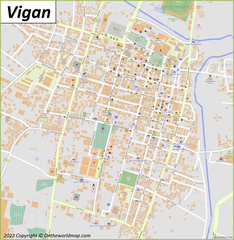 Vigan Map | Philippines | Discover Vigan with Detailed Maps