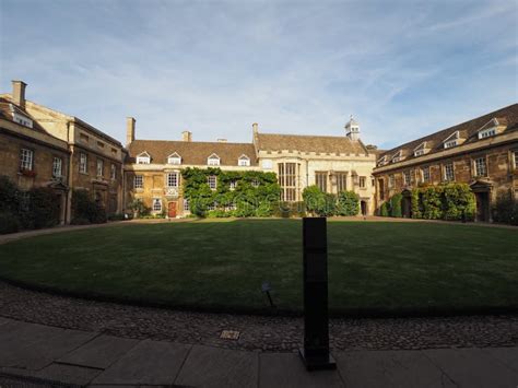 Emmanuel College in Cambridge Stock Photo - Image of urban, english ...