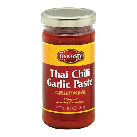 Amazon.com : Dynasty Garlic Paste, Thai Chili, 6.5 Ounce : Chile Pastes ...