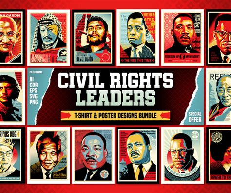 ArtStation - Civil Rights Leaders | Artworks